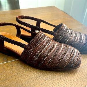 Sesto Meucci by Florence Women’s Italian Brown Genuine Leather Shoe Size 9